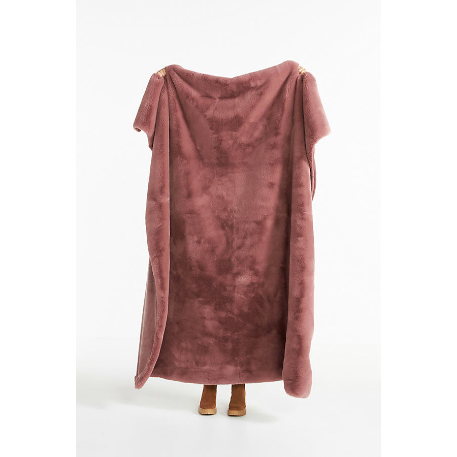 Sophie Faux Fur Throw Blanket
