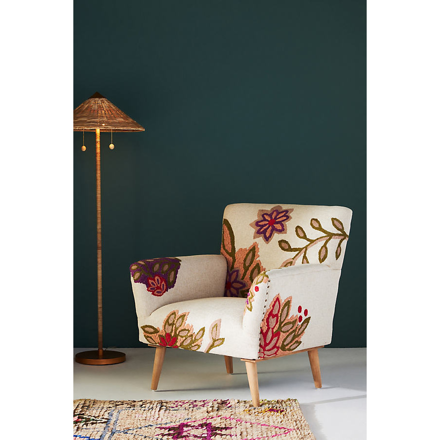 Embroidered Coraline Accent Chair