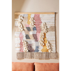 Neoma Woven Cotton Tassel Tapestry Wall Hanging - thumbnail 1