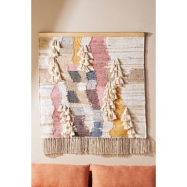 Neoma Woven Cotton Tassel Tapestry Wall Hanging