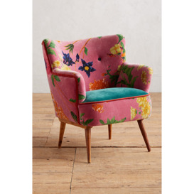Floret Velvet Occasional Accent Chair
