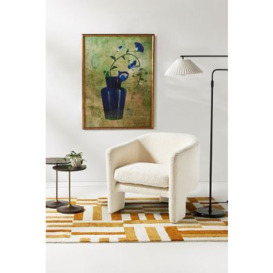 Effie Boucle Tripod Occasional Accent Chair - thumbnail 2