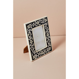 Floral Inlay Picture Frame - thumbnail 2