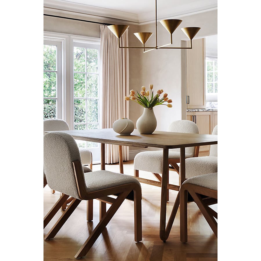 Dortha Wooden Dining Table - image 1