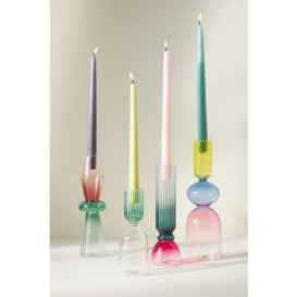 Calle Glass Taper Candle Holder - thumbnail 2