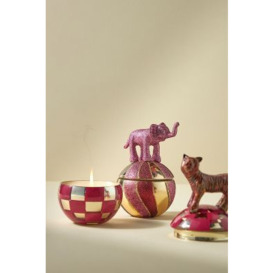 Circus Blackberry Balsam Woody Fruity Glass Tiger Candle - thumbnail 2