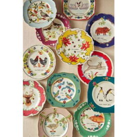 Lou Rota for Anthropologie Twelve Days of Christmas Dessert Plate - thumbnail 2