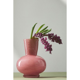 Powder Colour Glass Vase