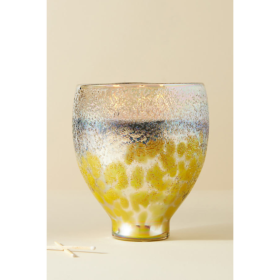 Asha Fresh Vetiver & Sandalwood Glass Candle - image 1