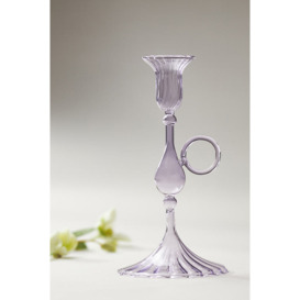 Talia Glass Taper Candle Holder - thumbnail 1