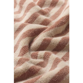 Piglet In Bed Sand Shell Pembroke Stripe Towel - thumbnail 2