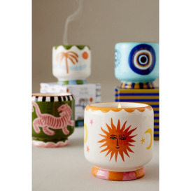 Paddywax Incense & Smoke Hand-Painted Ceramic Candle - thumbnail 2