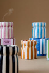 Paddywax Cabana Bora Bora Striped Ceramic Candle - thumbnail 3