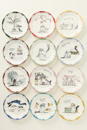 Sarah Writes In Ink 12 Days of Christmas Dessert Plates - thumbnail 2