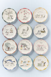 Sarah Writes In Ink 12 Days of Christmas Dessert Plates - thumbnail 5