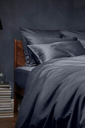 Bedfolk Ink Luxe Cotton Pillowcases, Set of 2