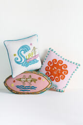 Allani Cotton Indoor/Outdoor Hand-Tufted Cushion - thumbnail 2