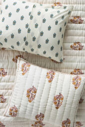 Khira Cotton Floral Printed Pillowcases, Set of 2