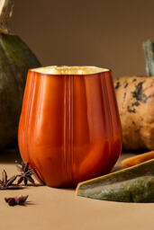 Capri Blue Pumpkin Clove Glass Decorator Candle