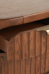 Isla Fluted Bedside Table - thumbnail 4