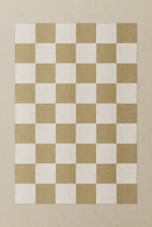 LAYERED Chess Wool Rug - thumbnail 2