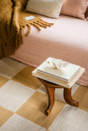 LAYERED Chess Wool Rug - thumbnail 3