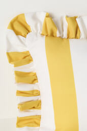 Maeve Striped Ruffle Indoor/Outdoor Cushion - thumbnail 7