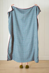 Mira Cotton Sherpa Floral Printed Throw Blanket - thumbnail 2