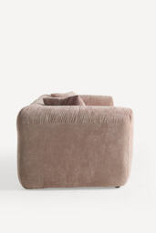"Orion 106"" Velvet Sofa" - thumbnail 3