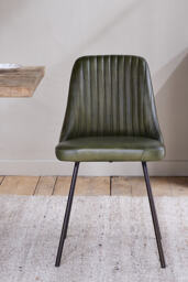 nkuku Harsha Leather Dining Chair - thumbnail 3