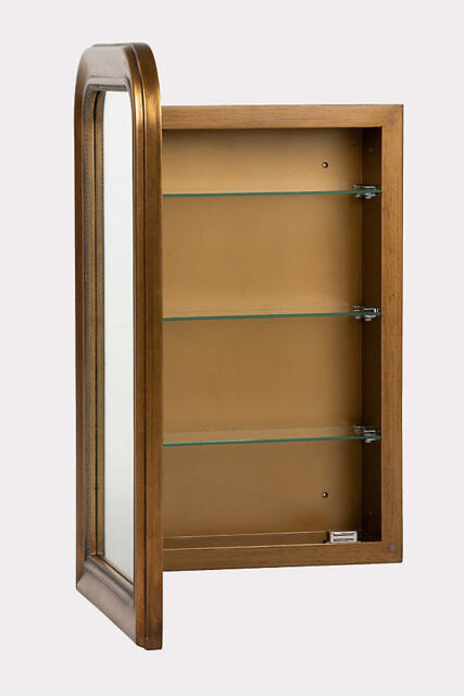 Sepik Arched Mirrored Bathroom Wall Cabinet - image 1
