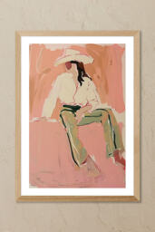 East End Prints Cowgirl Framed Wall Art