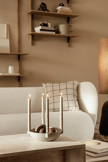 Ferm Living Calm Cotton-Linen Square Cushion - image 1