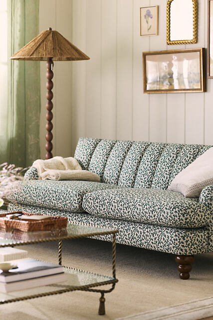 "Channel Tufted 76"" Irena Sofa" - image 1