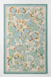 Claire de Quenetain Tufted Wool Blend Floral Rug