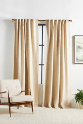 Luxe Linen Blend Curtain - thumbnail 1