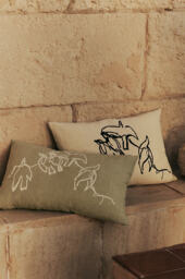 Ferm Living x Utzon - Can Lis Vuelo Cotton-Linen Cushion