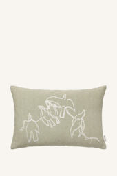 Ferm Living x Utzon - Can Lis Vuelo Cotton-Linen Cushion - thumbnail 2