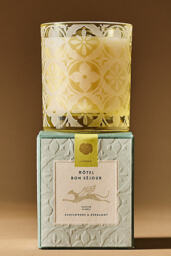Hotel Bon Séjour Fresh Sunflower & Bergamot Boxed Glass Candle - thumbnail 4