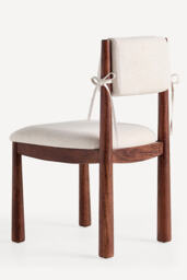 Cece Linen Dining Chair - thumbnail 4