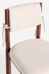 Cece Linen Dining Chair - thumbnail 5