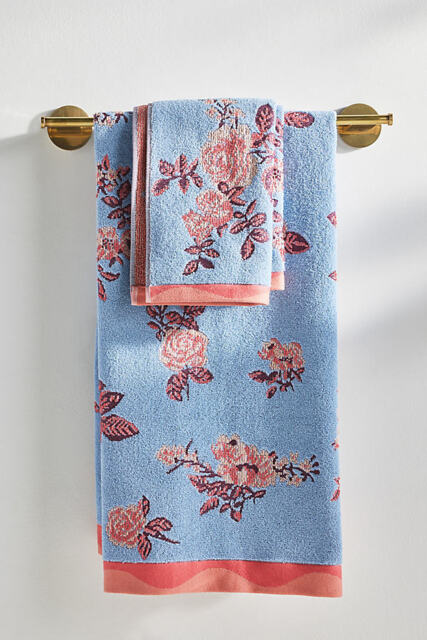 Maeve Cotton Patterned Towel Collection - image 1