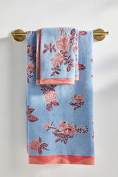 Maeve Cotton Patterned Towel Collection - thumbnail 1