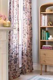 Seren Cotton Sheer Painterly Floral Curtain - thumbnail 3