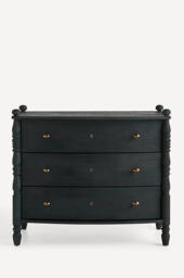 Spindle Three-Drawer Chest of Drawers - thumbnail 1
