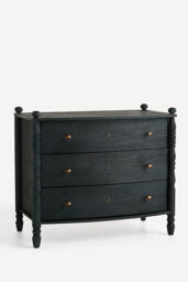 Spindle Three-Drawer Chest of Drawers - thumbnail 2