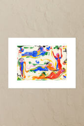 The Poster Club Un Dia en el Parque Wall Art Print