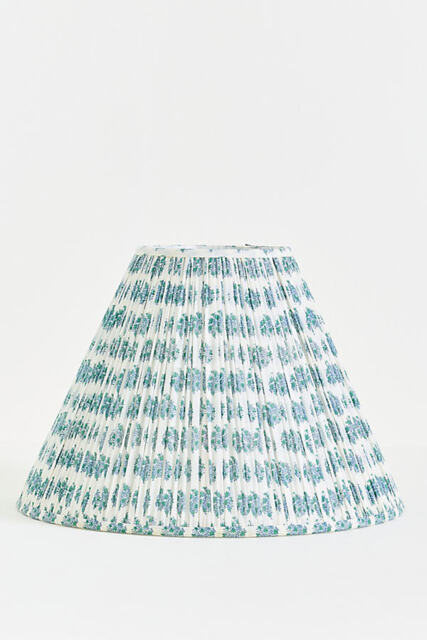 Ruched Empire Printed Lamp Shade - image 1
