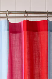 Damson Madder Cotton Printed Shower Curtain - thumbnail 2