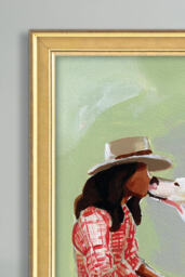 Puppy Dog Kisses Framed Wall Art - thumbnail 2